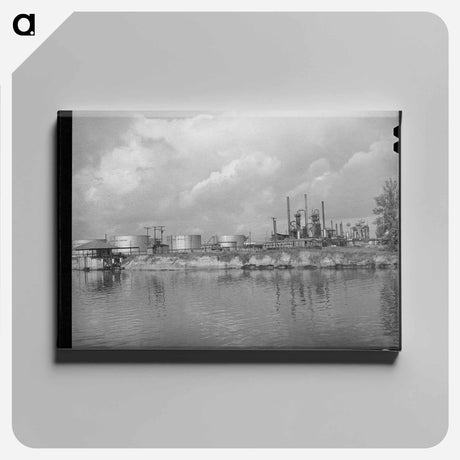 アートパネル-Oil Refinery, Port of Houston
 - ラッセル リー Canvas.