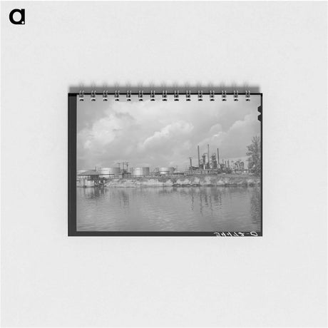 アートメモ帳-Oil Refinery, Port of Houston
 - ラッセル リー Memo.