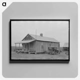 アートパネル-Sharecropper's House, Mississippi
 - ラッセル リー Canvas.