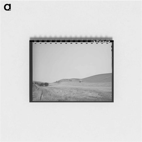 アートメモ帳-Wheat Combine in Whitman County
 - ラッセル リー Memo.