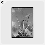 アートポストカード-Loading Cotton, Port of Houston
 - ラッセル リー Postcard.
