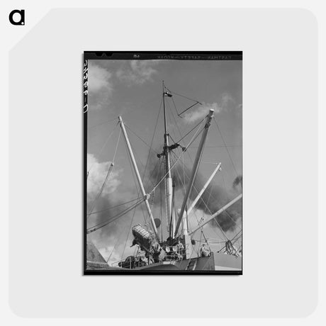 アートポストカード-Loading Cotton, Port of Houston
 - ラッセル リー Postcard.