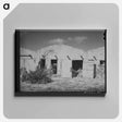 アートパネル-Concho Tourist Barns
 - ラッセル リー Canvas.