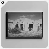 アートパネル-Concho Tourist Barns
 - ラッセル リー Canvas.