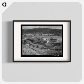 アートポスター-Llano de San Juan Farmstead
 - ラッセル リー Poster.