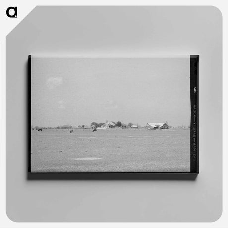 アートパネル-Farmstead in Refugio County
 - ラッセル リー Canvas.