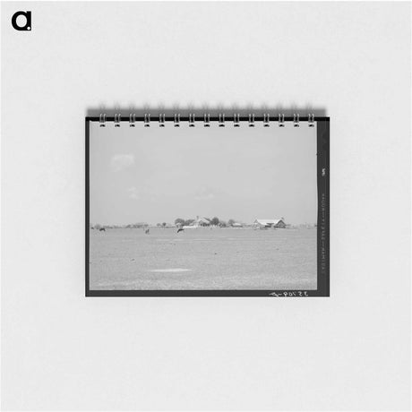 アートメモ帳-Farmstead in Refugio County
 - ラッセル リー Memo.