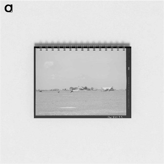 アートメモ帳-Farmstead in Refugio County
 - ラッセル リー Memo.