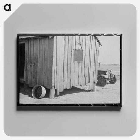 アートパネル-Missouri Sharecropper's Home
 - ラッセル リー Canvas.