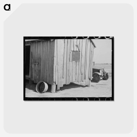 アートポストカード-Missouri Sharecropper's Home
 - ラッセル リー Postcard.