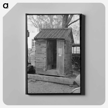 アートパネル-Wiggins Tavern Privy
 - ラッセル リー Canvas.
