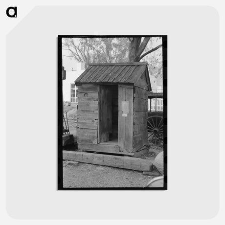 アートポストカード-Wiggins Tavern Privy
 - ラッセル リー Postcard.