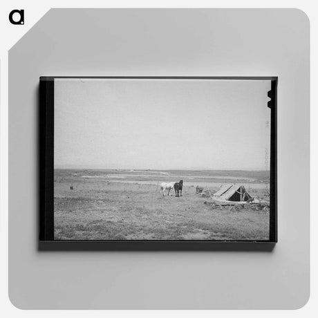アートパネル-Dead Ox Flat Farming
 - ラッセル リー Canvas.