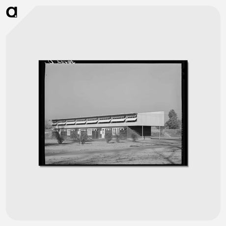 アートポストカード-Yuba City Farm Workers' Apartments
 - ラッセル リー Postcard.