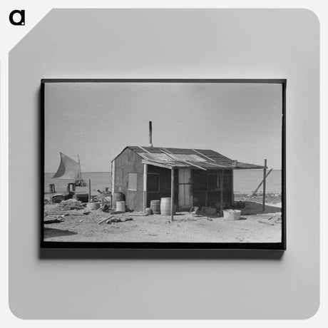 アートパネル-Home of Squatter, Corpus Christi
 - ラッセル リー Canvas.
