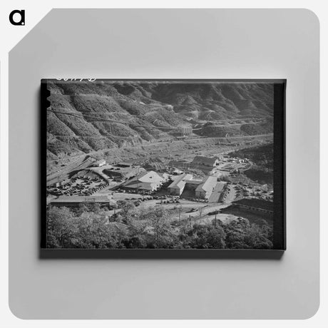 アートパネル-Shasta Dam Construction Camp
 - ラッセル リー Canvas.
