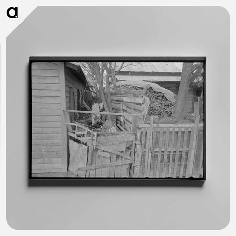 アートパネル-Alleyway to the Corral
 - ラッセル リー Canvas.