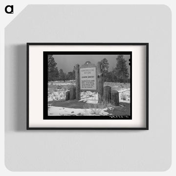 Snow on the Continental Divide
 - ラッセル リー Poster.