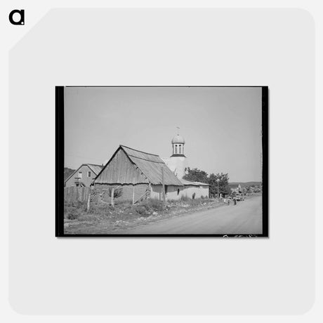 アートポストカード-Penasco Church
 - ラッセル リー Postcard.