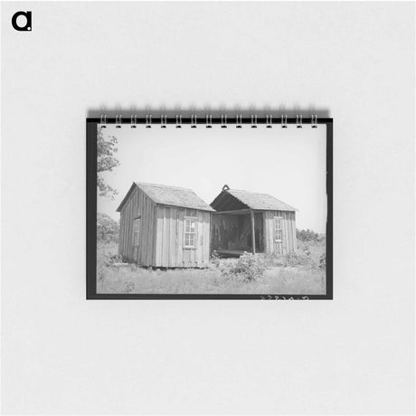 アートメモ帳-Abandoned Farmhouse, McIntosh County
 - ラッセル リー Memo.