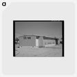 アートポストカード-FSA Camp Sanitary Building
 - ラッセル リー Postcard.