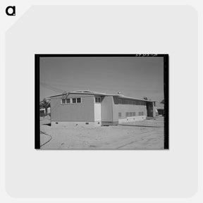 アートポストカード-FSA Camp Sanitary Building
 - ラッセル リー Postcard.