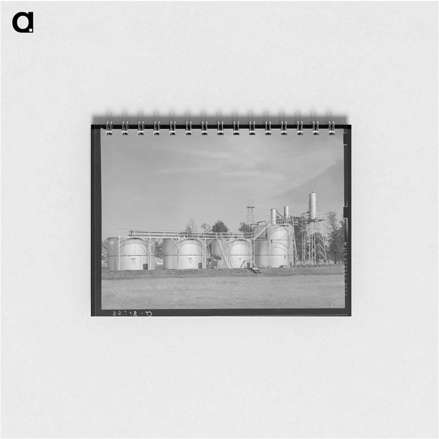 アートメモ帳-Oil Tanks of Kilgore
 - ラッセル リー Memo.