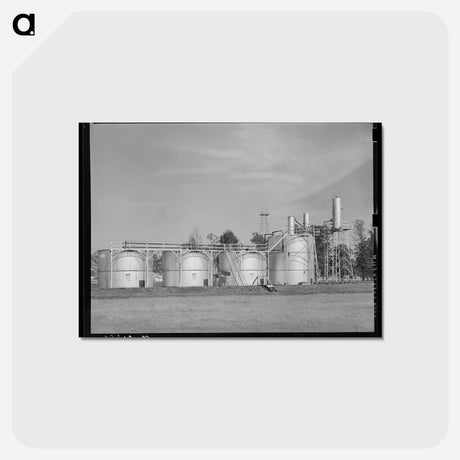 アートポストカード-Oil Tanks of Kilgore
 - ラッセル リー Postcard.