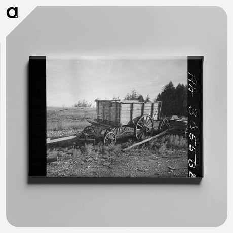 アートパネル-Sawmill Wagon
 - ラッセル リー Canvas.