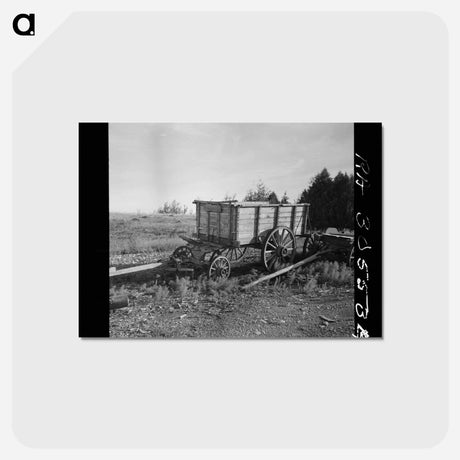 アートポストカード-Sawmill Wagon
 - ラッセル リー Postcard.