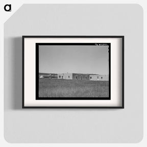 アートポスター-Adobe Home, Chamisal
 - ラッセル リー Poster.