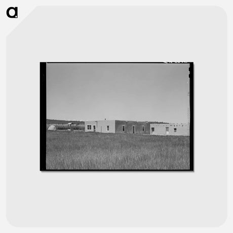 アートポストカード-Adobe Home, Chamisal
 - ラッセル リー Postcard.