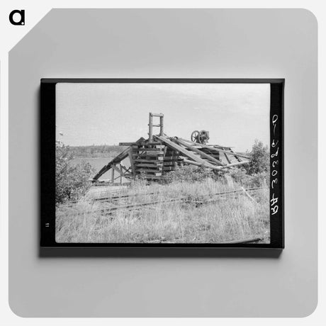 アートパネル-Remains of Lumbering Operations
 - ラッセル リー Canvas.