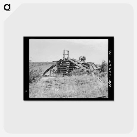 アートポストカード-Remains of Lumbering Operations
 - ラッセル リー Postcard.