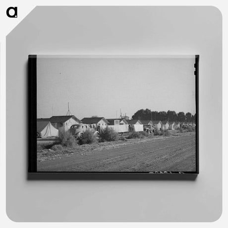 アートパネル-Giffen Ranch Housing
 - ラッセル リー Canvas.
