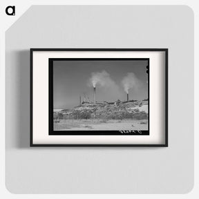 アートポスター-Copper Smelter, Miami, Arizona
 - ラッセル リー Poster.