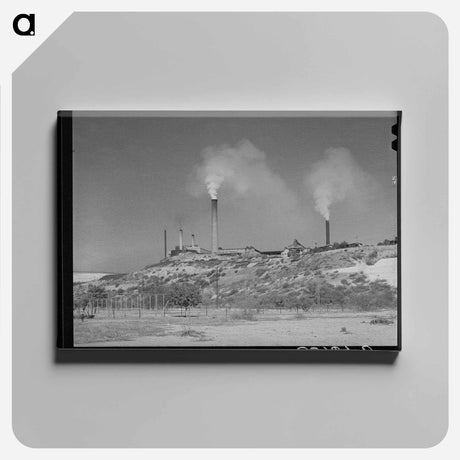 アートパネル-Copper Smelter, Miami, Arizona
 - ラッセル リー Canvas.
