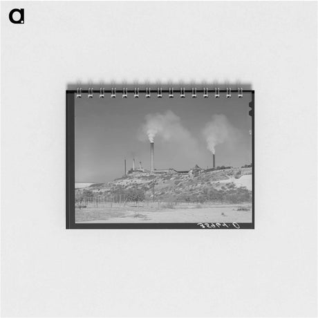 アートメモ帳-Copper Smelter, Miami, Arizona
 - ラッセル リー Memo.