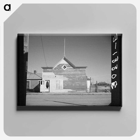 アートパネル-Old Store, Des Lacs
 - ラッセル リー Canvas.