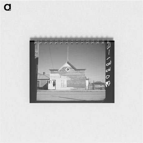 アートメモ帳-Old Store, Des Lacs
 - ラッセル リー Memo.
