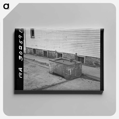 アートパネル-Water Trough, Wisconsin
 - ラッセル リー Canvas.