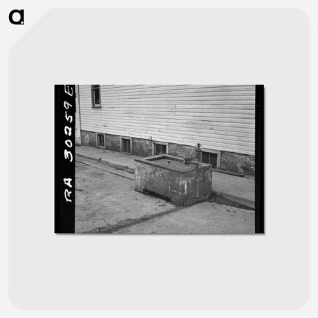 アートポストカード-Water Trough, Wisconsin
 - ラッセル リー Postcard.