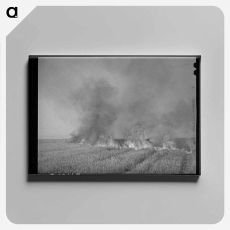 アートパネル-Wheat Stubble Burning
 - ラッセル リー Canvas.