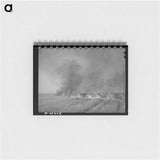 アートメモ帳-Wheat Stubble Burning
 - ラッセル リー Memo.