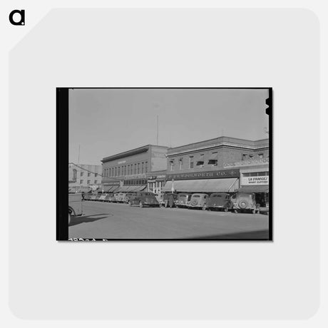 アートポストカード-La Junta Main Street
 - ラッセル リー Postcard.