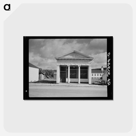 アートポストカード-Closed Bank, Northern Minnesota
 - ラッセル リー Postcard.