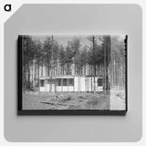 アートパネル-Pre-fabricated House at Greenbelt
 - ラッセル リー Canvas.