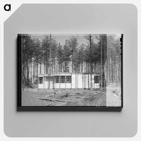 アートパネル-Pre-fabricated House at Greenbelt
 - ラッセル リー Canvas.