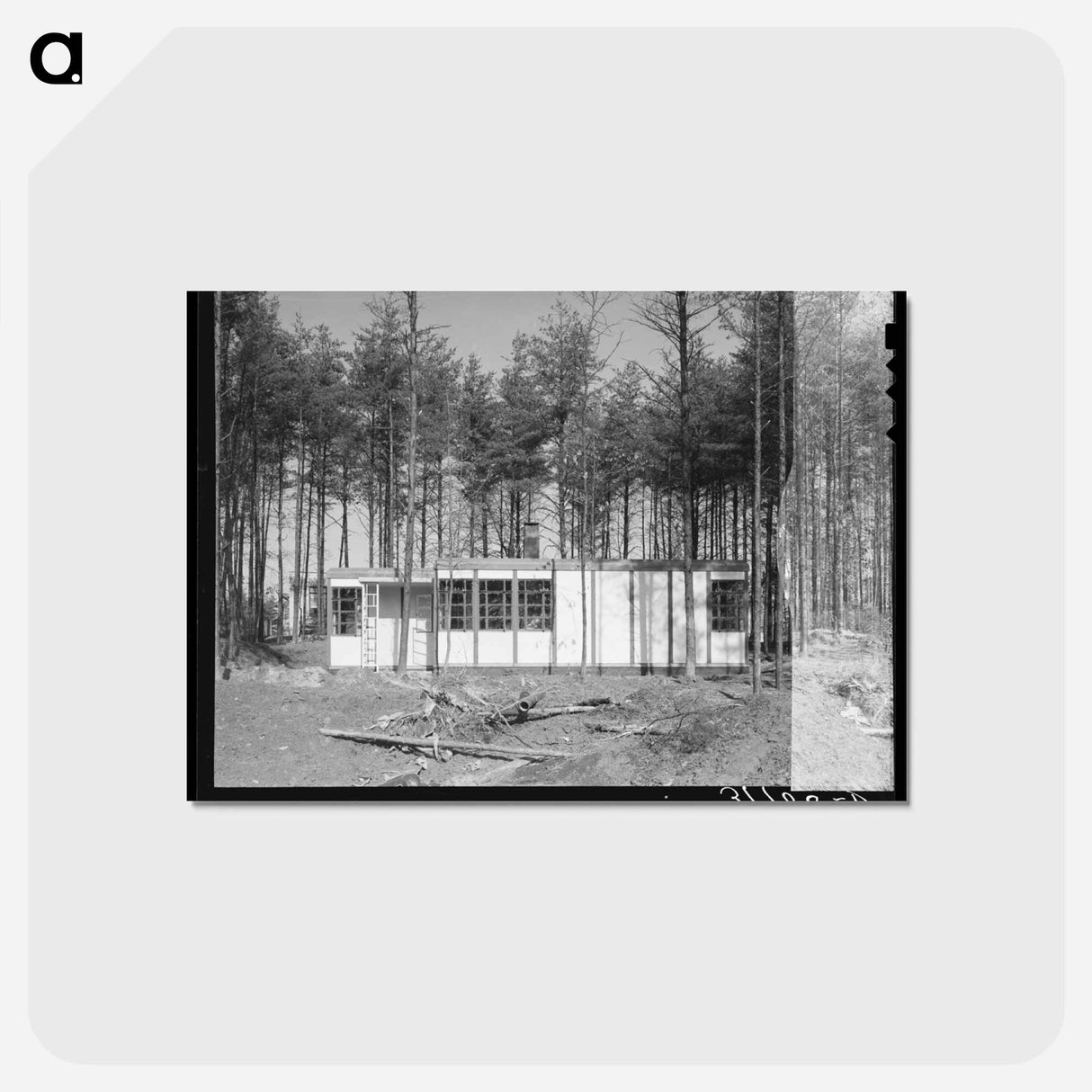 アートポストカード-Pre-fabricated House at Greenbelt
 - ラッセル リー Postcard.