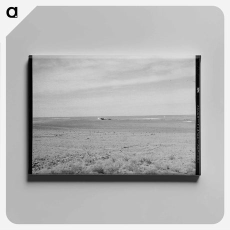 アートパネル-Farmhouse on High Plains
 - ラッセル リー Canvas.